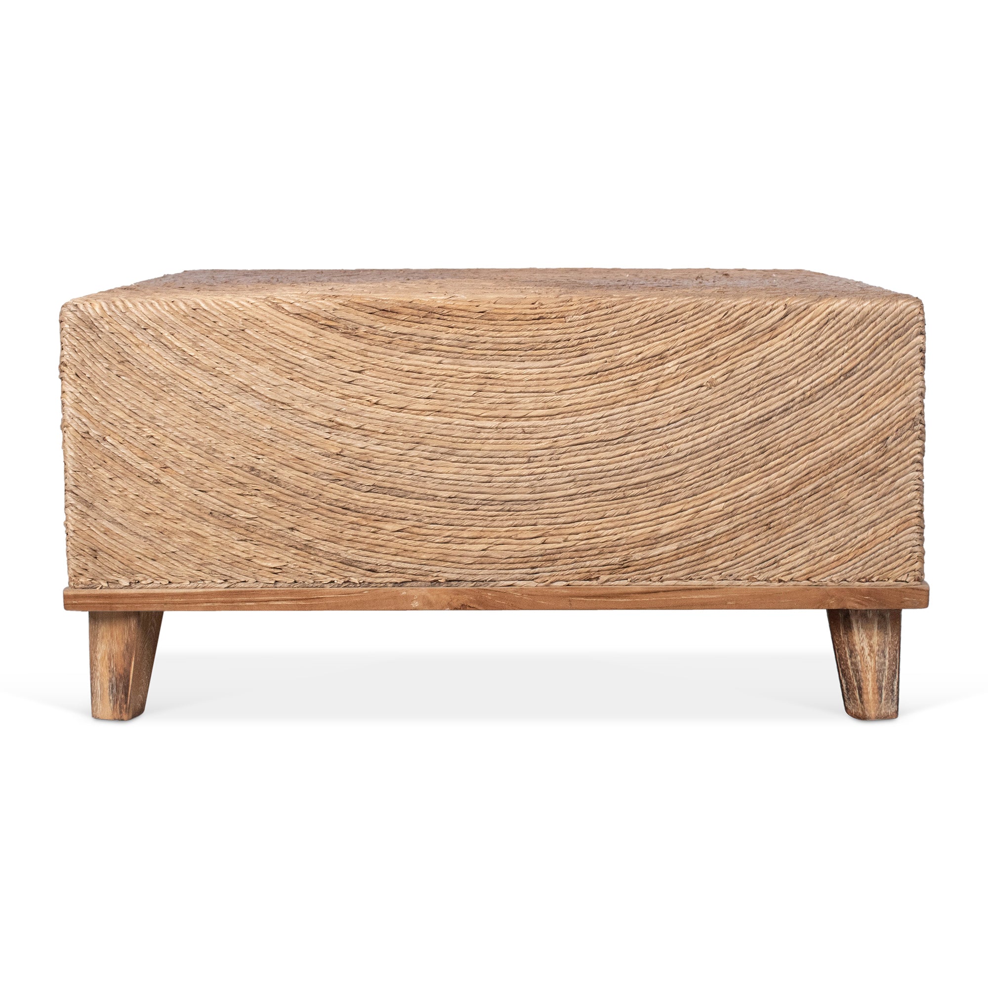 Naomi Square Woven Abaca Coffee Table