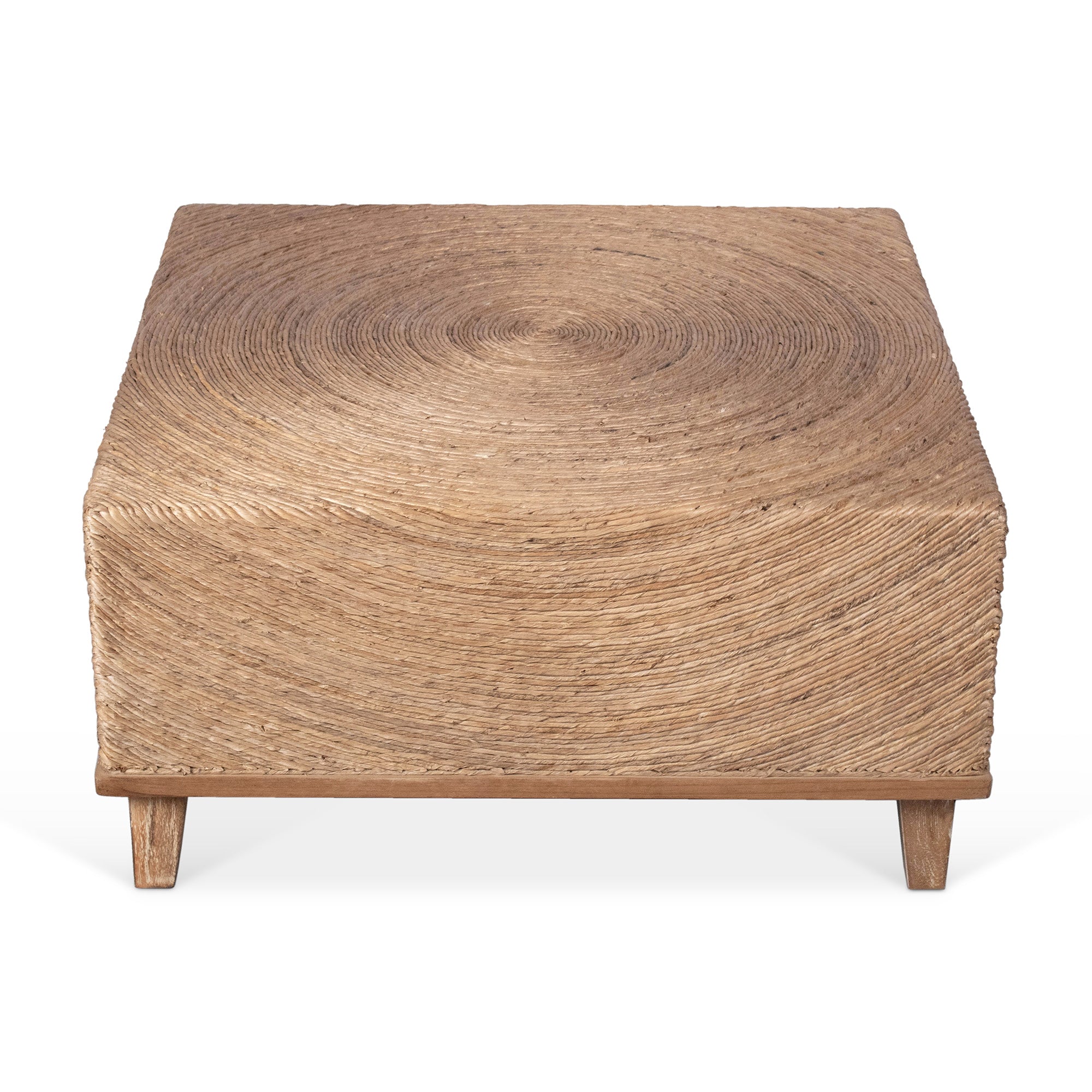 Naomi Square Woven Abaca Coffee Table