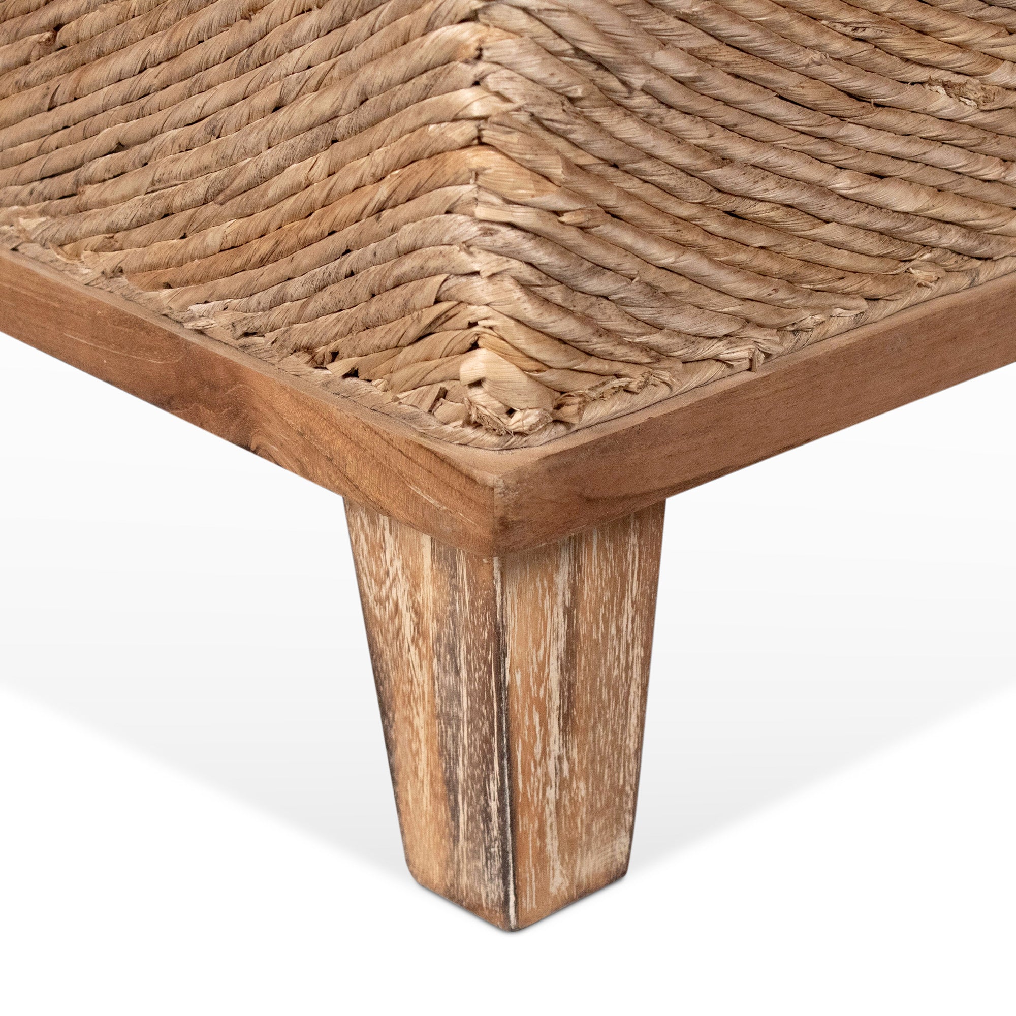 Naomi Square Woven Abaca Coffee Table