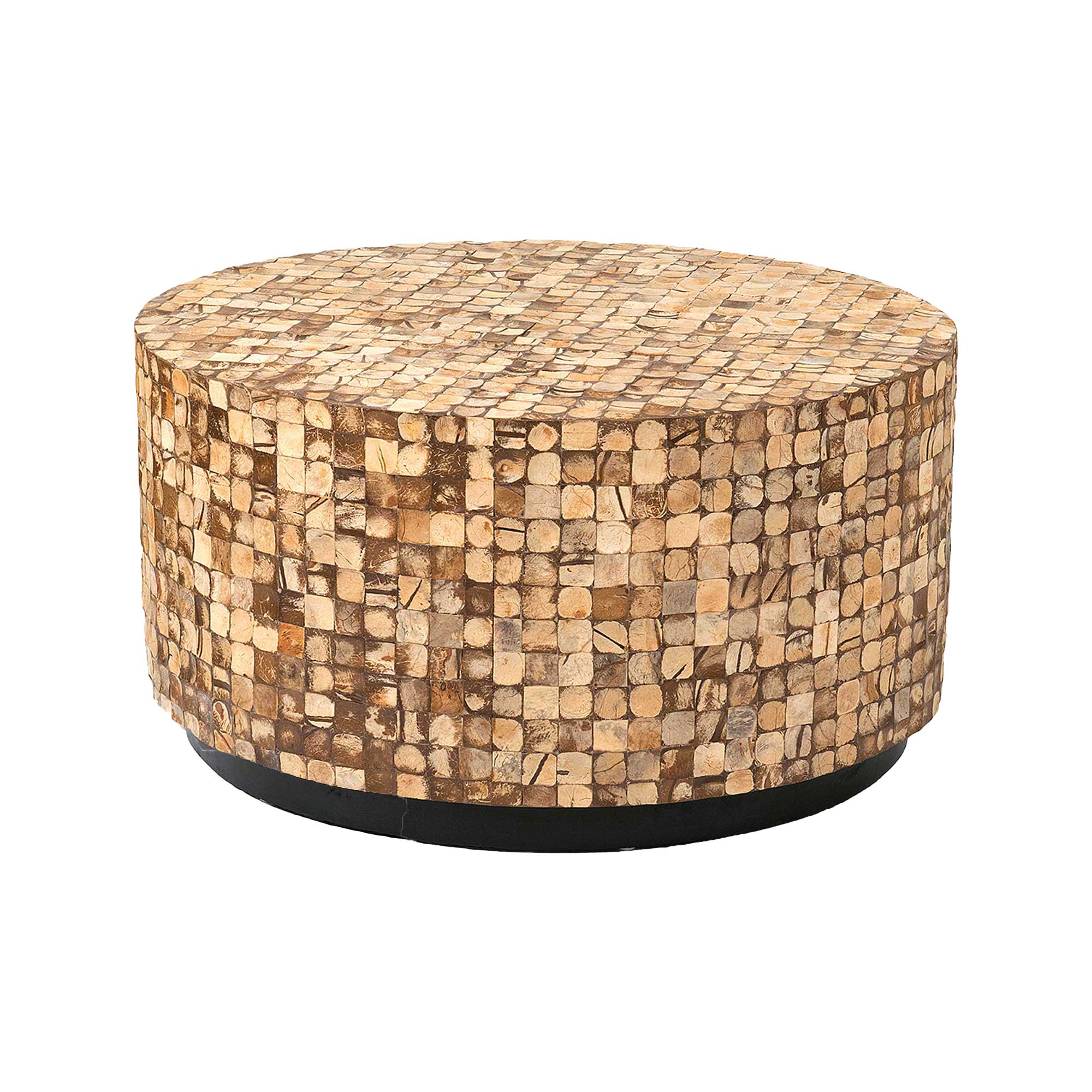 Mila Round Coconut Coffee Table