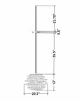 Rory Rattan Drum Pendant