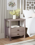 Wind Wood 2 Drawer Nightstand