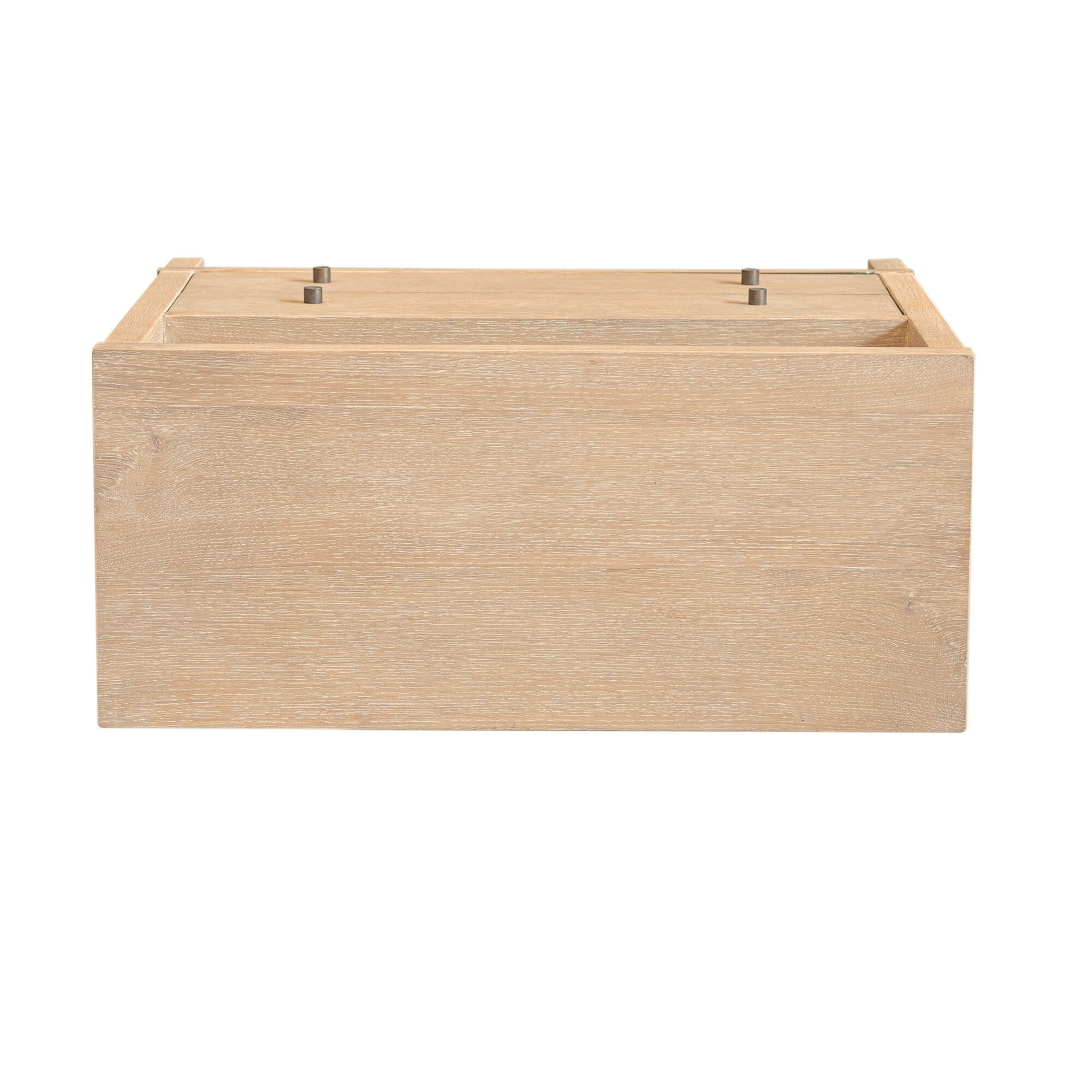 Gemma Solid Wood 2 Drawer Nightstand