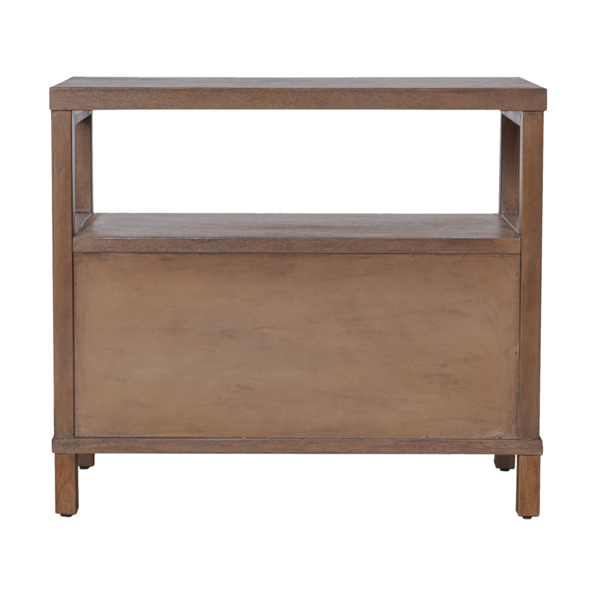 Gemma Rectangular Solid Bayur Wood 34&quot; 2 Drawer Nightstand