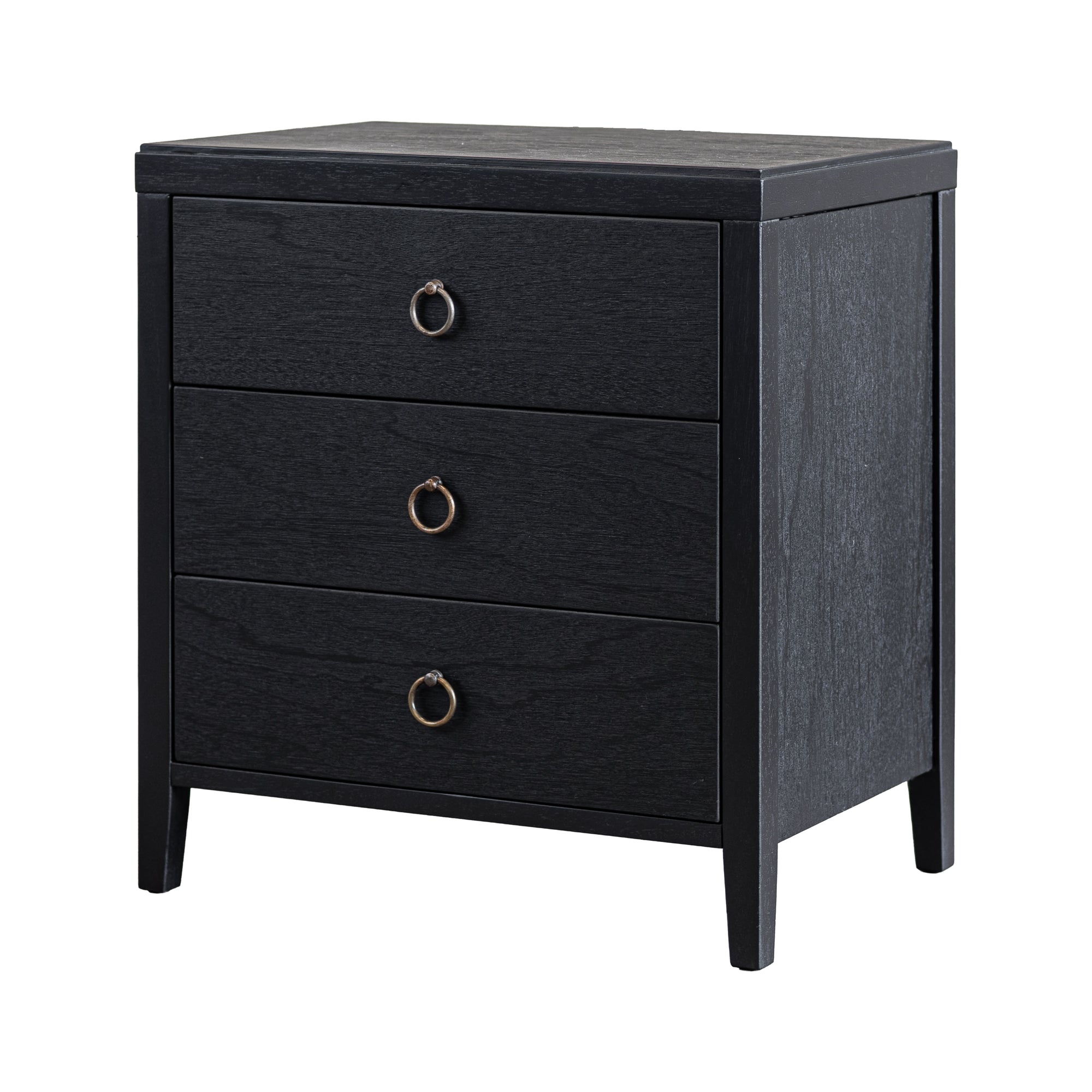Haven 3 Drawer Nightstand Solid Wood nightstand