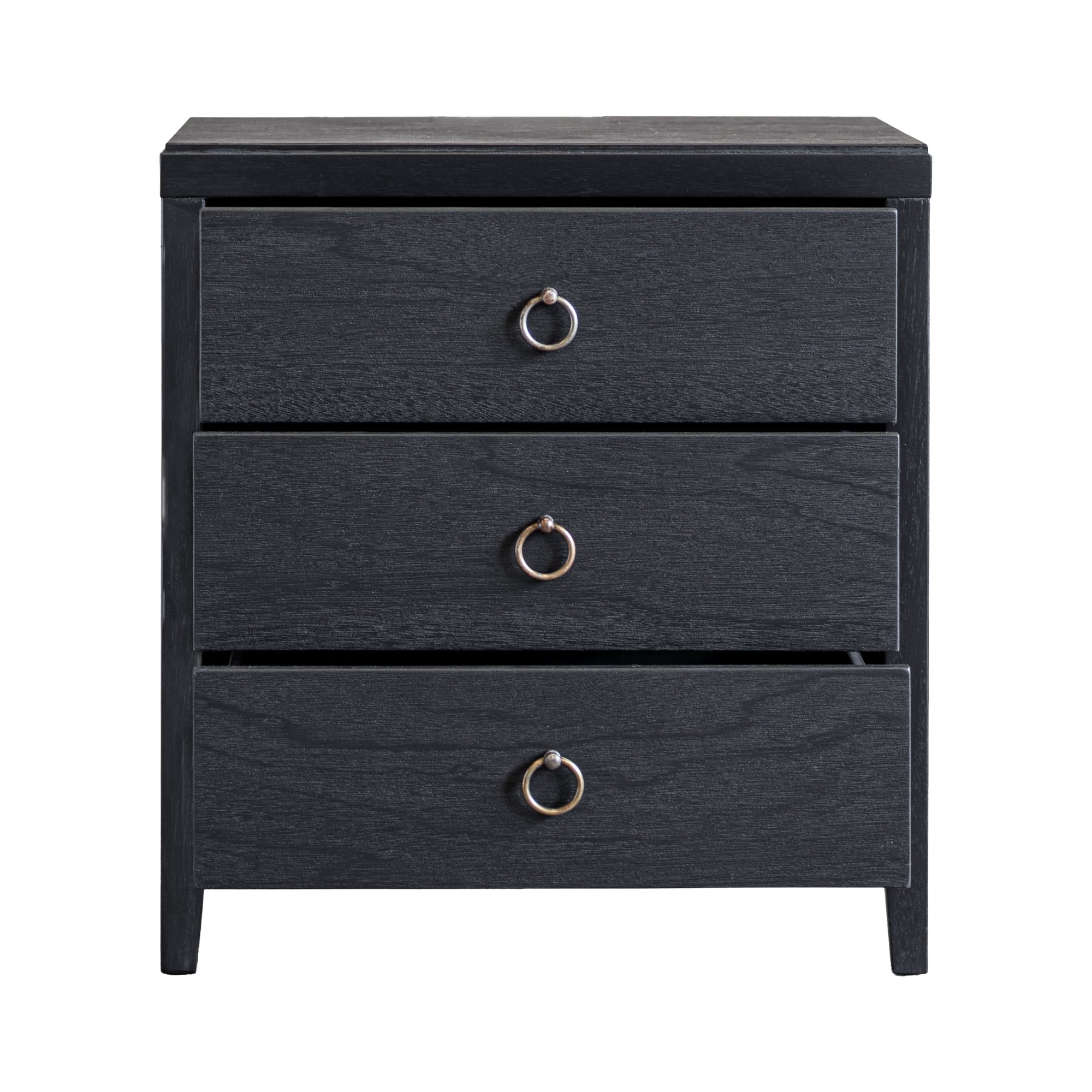 Haven 3 Drawer Nightstand Solid Wood nightstand