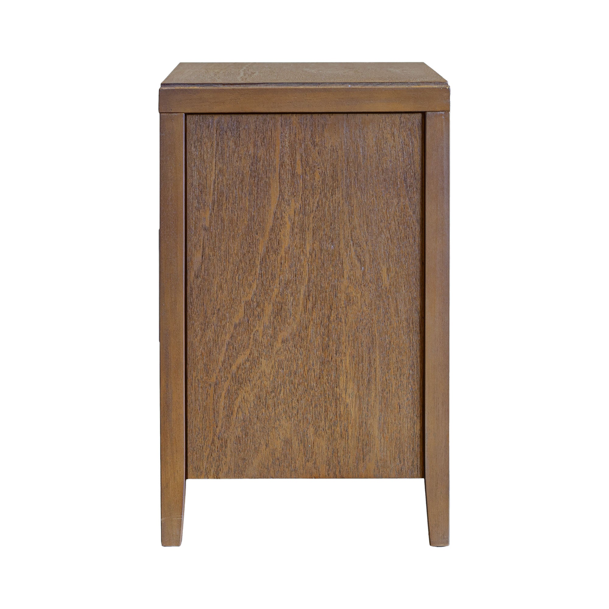 Haven 3 Drawer Nightstand Bayur wood, alternate view
