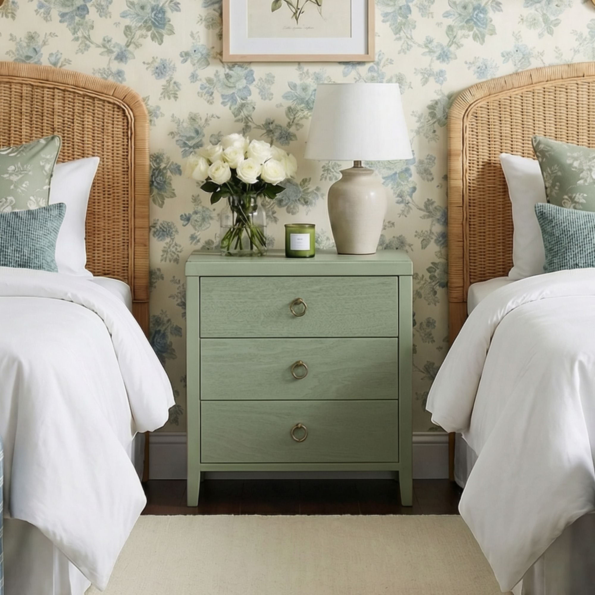 Haven 3 Drawer Nightstand
