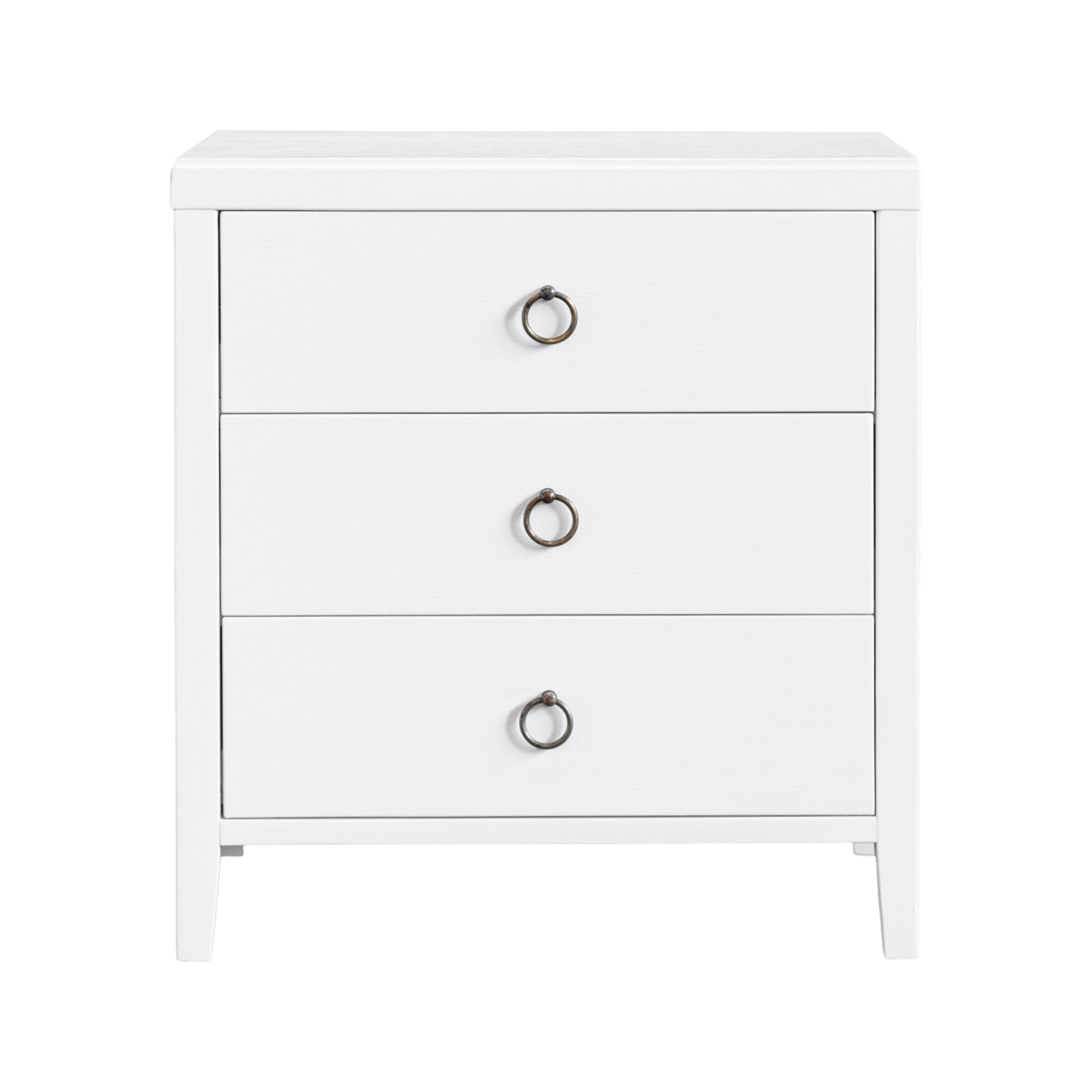 Haven 3 Drawer Nightstand Solid Wood nightstand