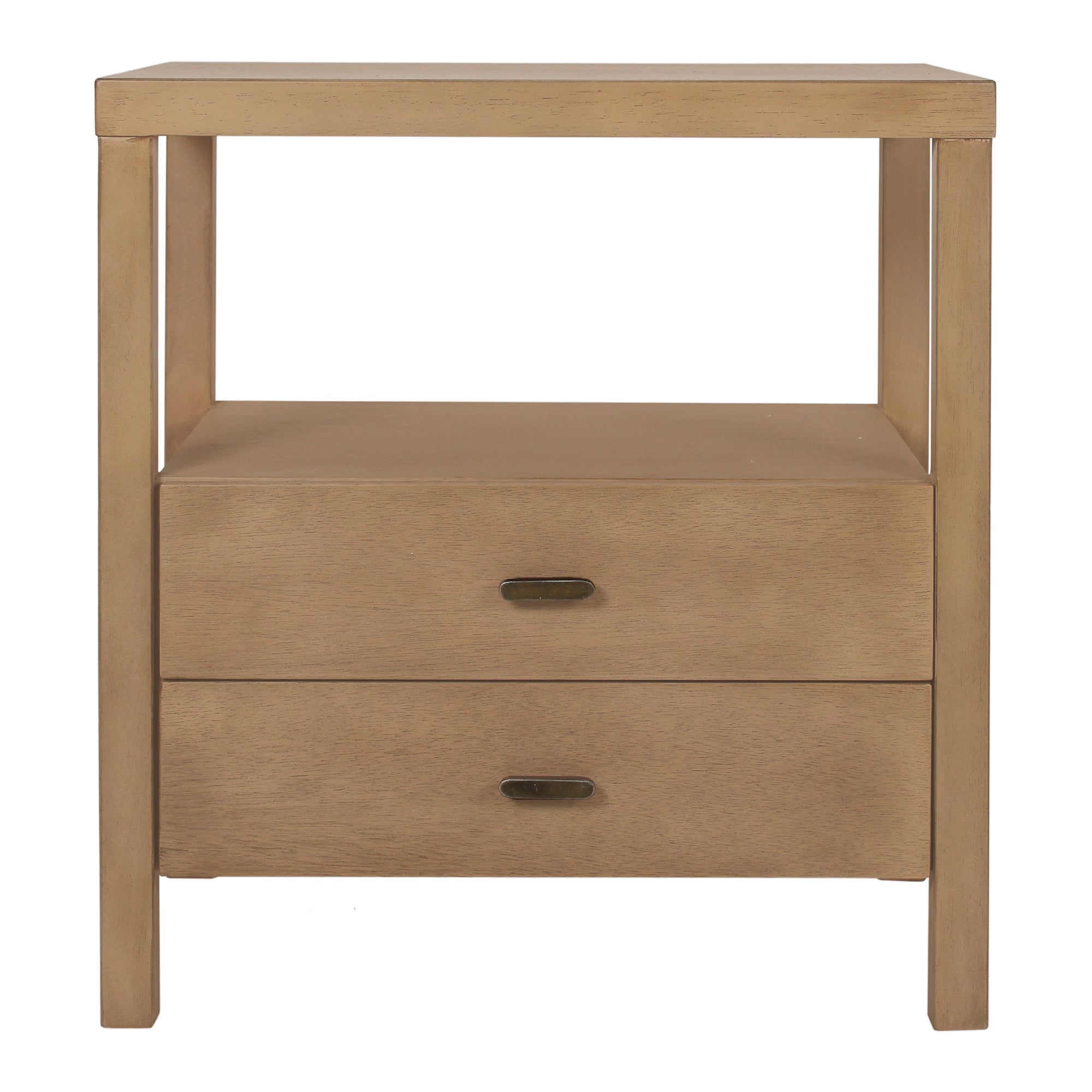 Wind Wood 2 Drawer Nightstand