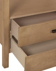 Wind Wood 2 Drawer Nightstand