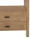 Wind Wood 2 Drawer Nightstand