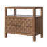 Brown Marlow Mosaic Drawer Nightstand Bayur Wood nightstand