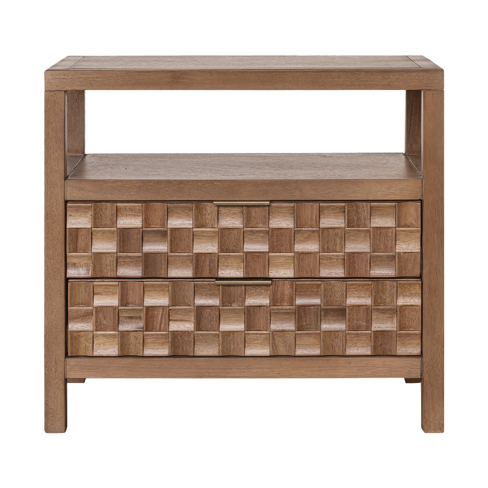 Marlow Mosaic Drawer Nightstand Solid Wood nightstand