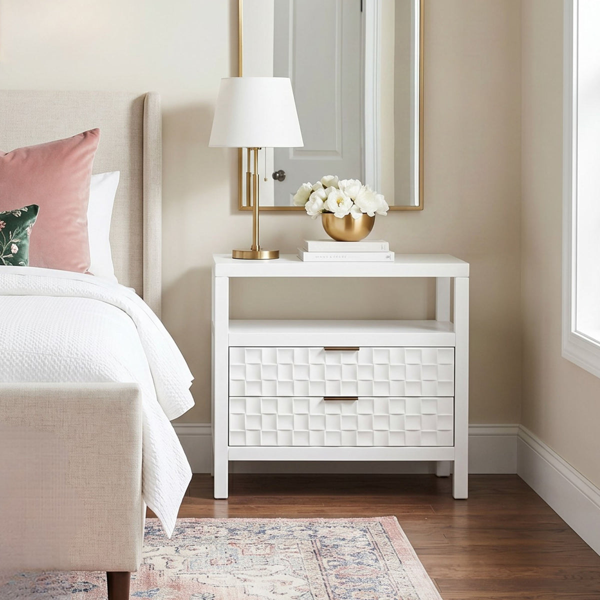 Marlow Mosaic Drawer Nightstand