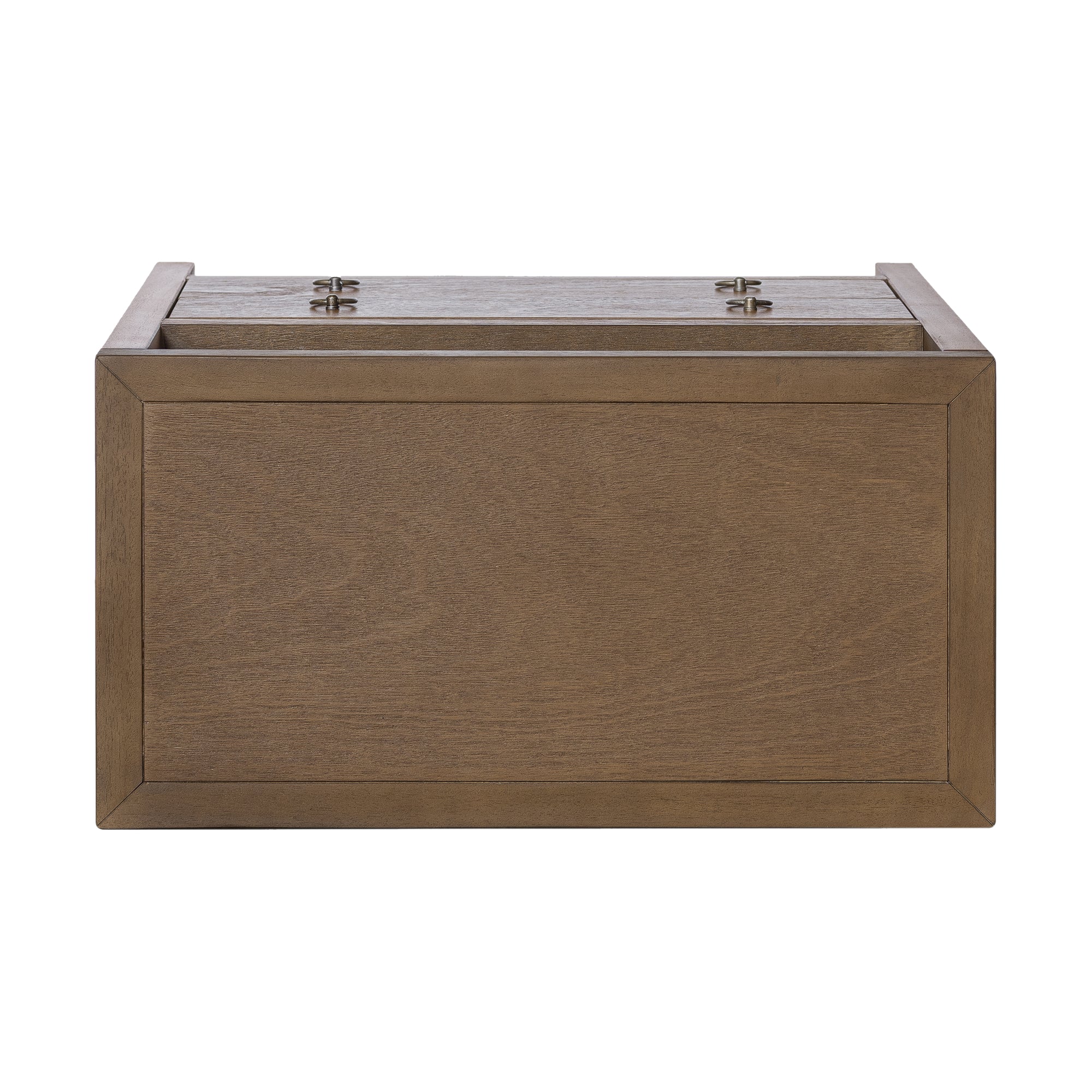 Callan 2 Drawer Nightstand with Shelf Solid Wood nightstand