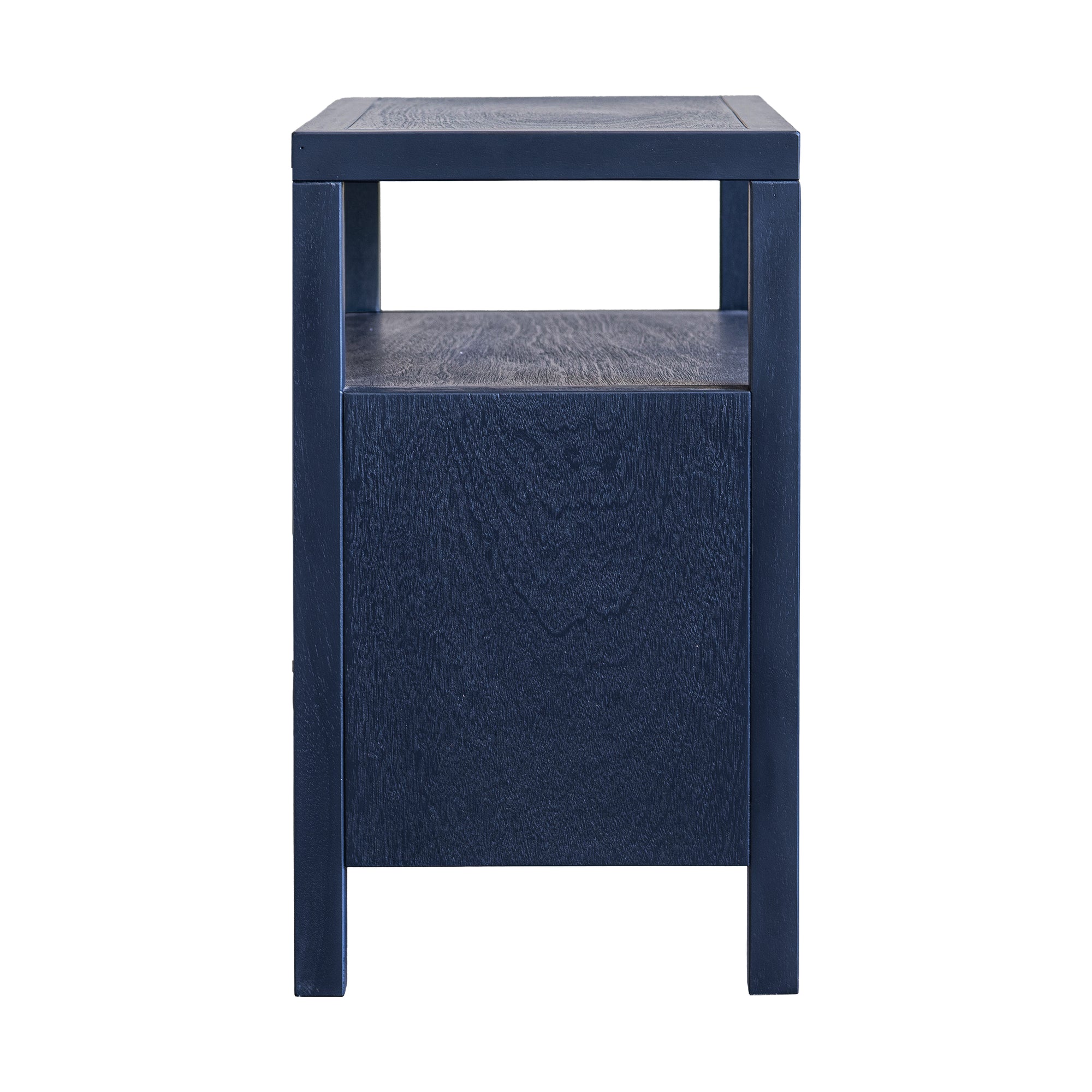 Callan 2 Drawer Nightstand with Shelf Solid Wood nightstand