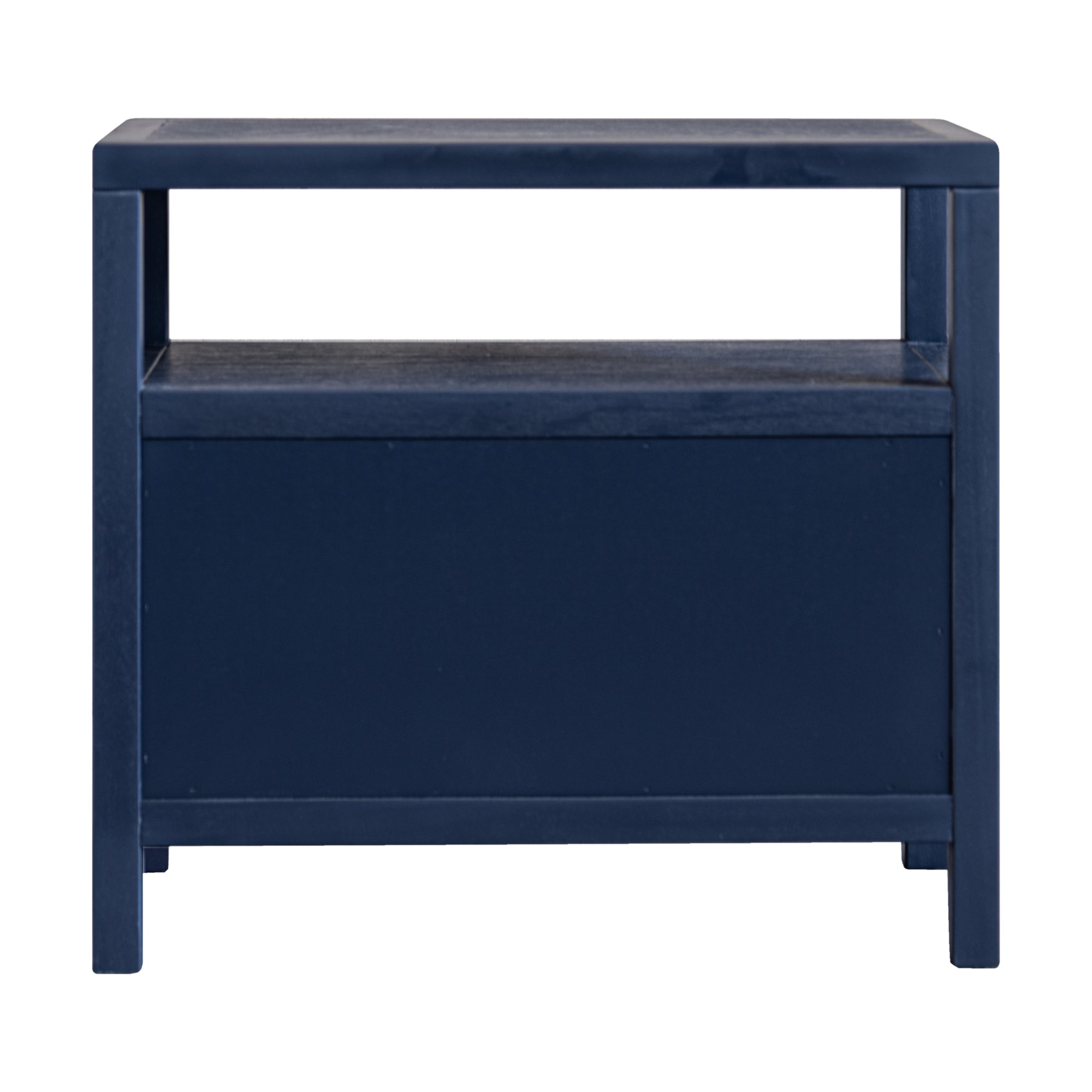 Callan 2 Drawer Nightstand with Shelf Solid Wood nightstand