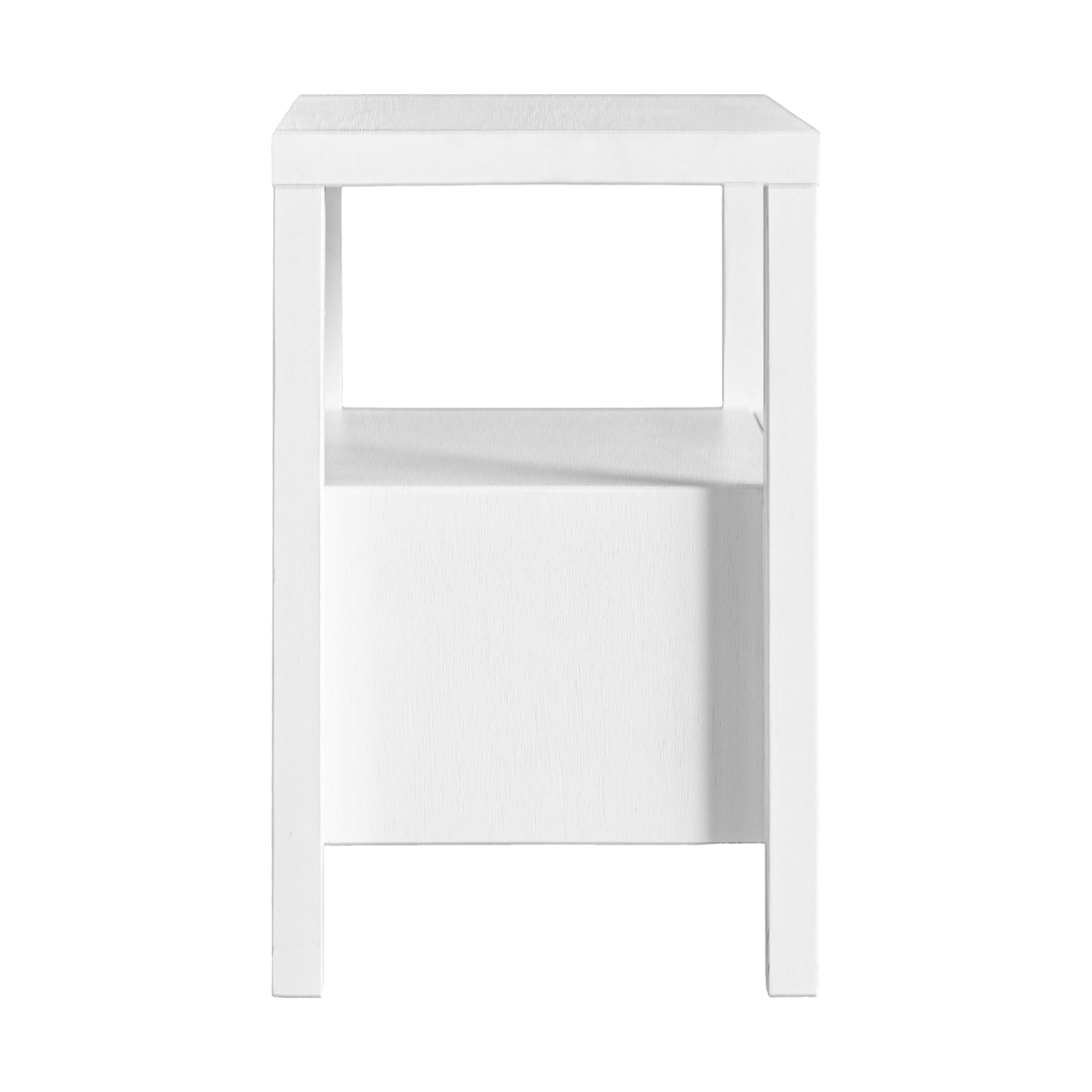 Rowan Cane Door Nightstand with Shelf Solid Wood nightstand