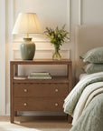 Morrowind Scallop Nightstand Solid Wood nightstand