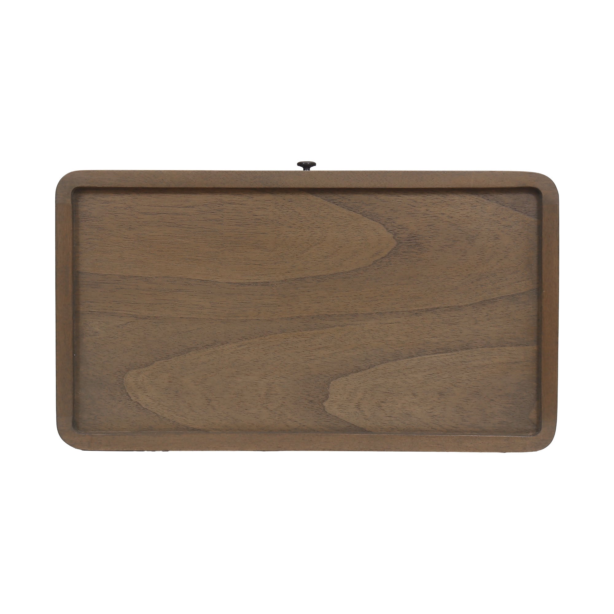 Asura Nightstand With Rush Shelf Solid Wood nightstand