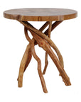 Roell Organic Teak Branch Accent Side Table