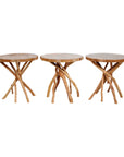 Roell Organic Teak Branch Accent Side Table