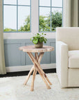 Merrill Teak Branch Accent Table