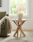 Merrill Teak Branch Accent Table