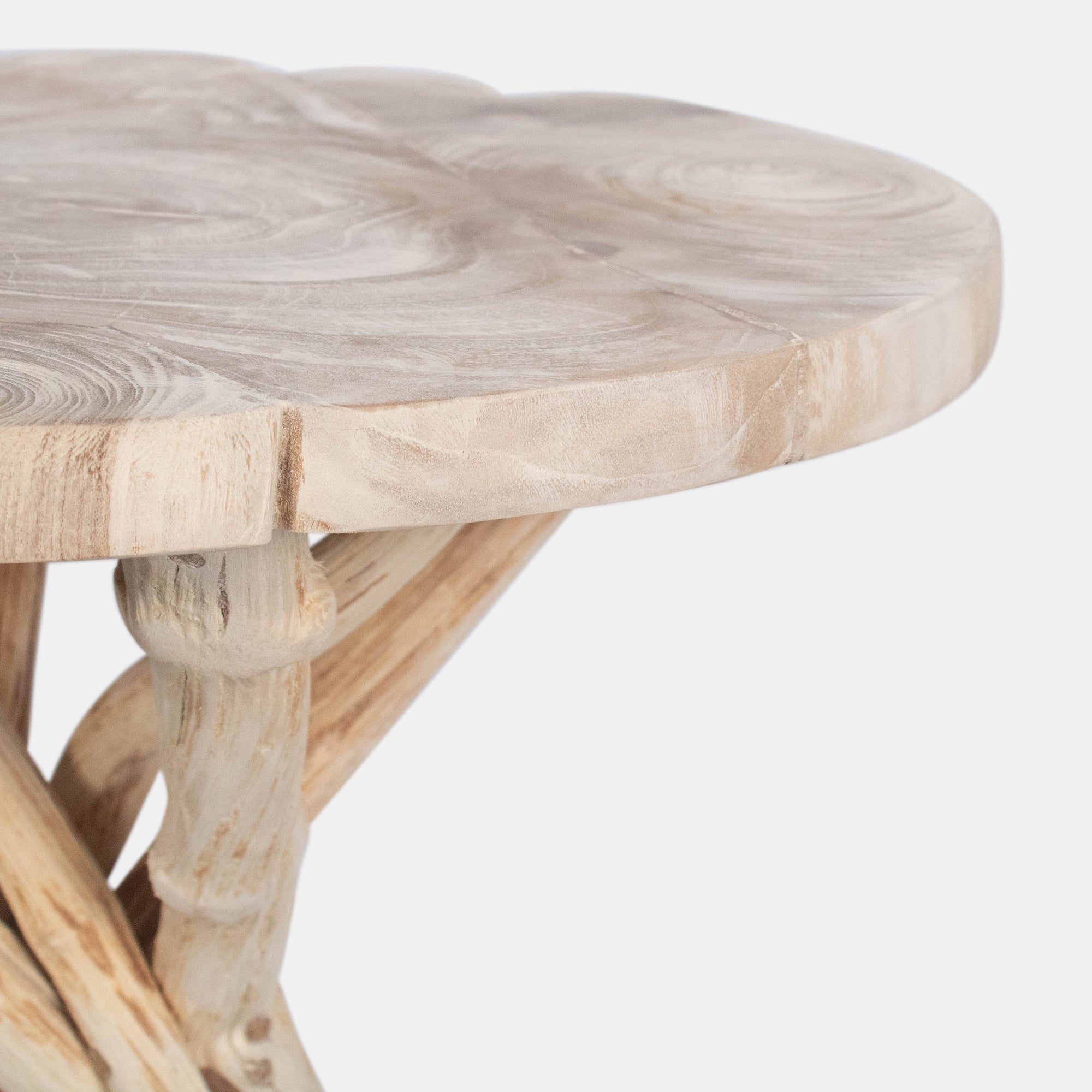 Merrill Teak Branch Accent Table