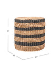 Lily Seagrass and Water Hyacinth Stool
