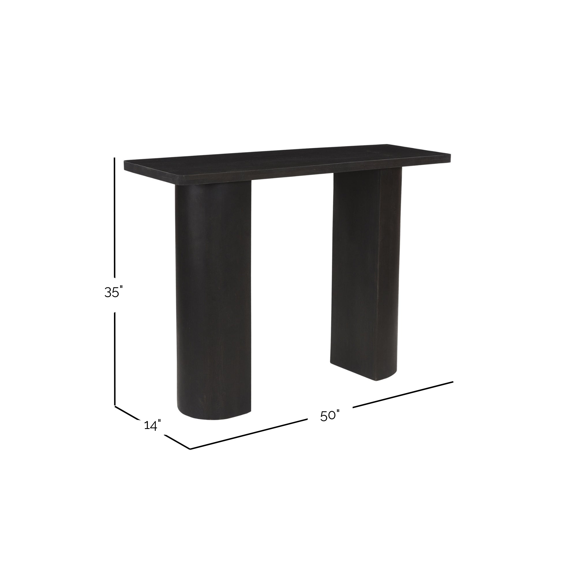 Half Moon Console Table