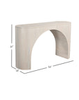 Indigo Road by Egypt Sherrod x East at Main Celeste 54"W Arch Console Table