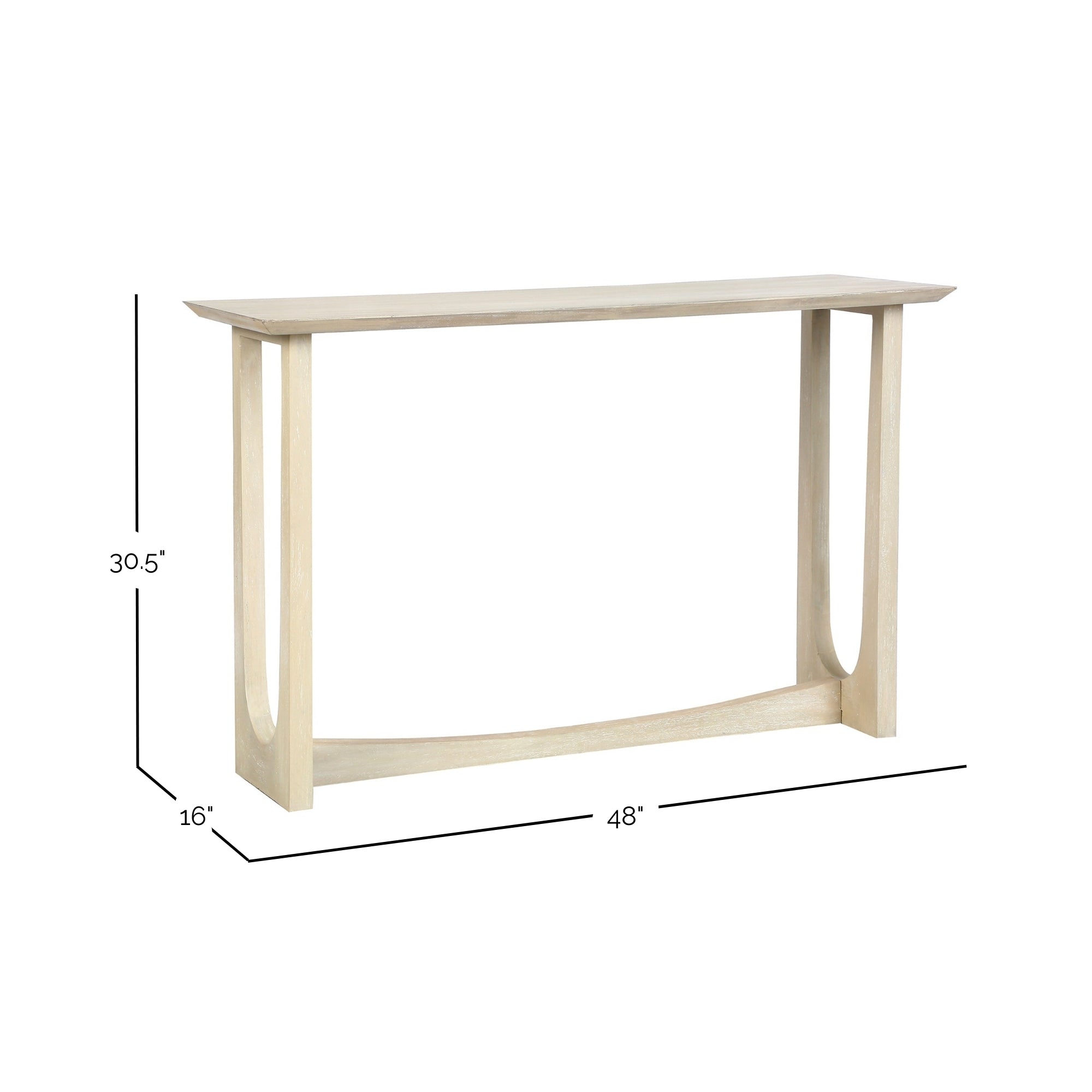 Reverse Arch Console Table