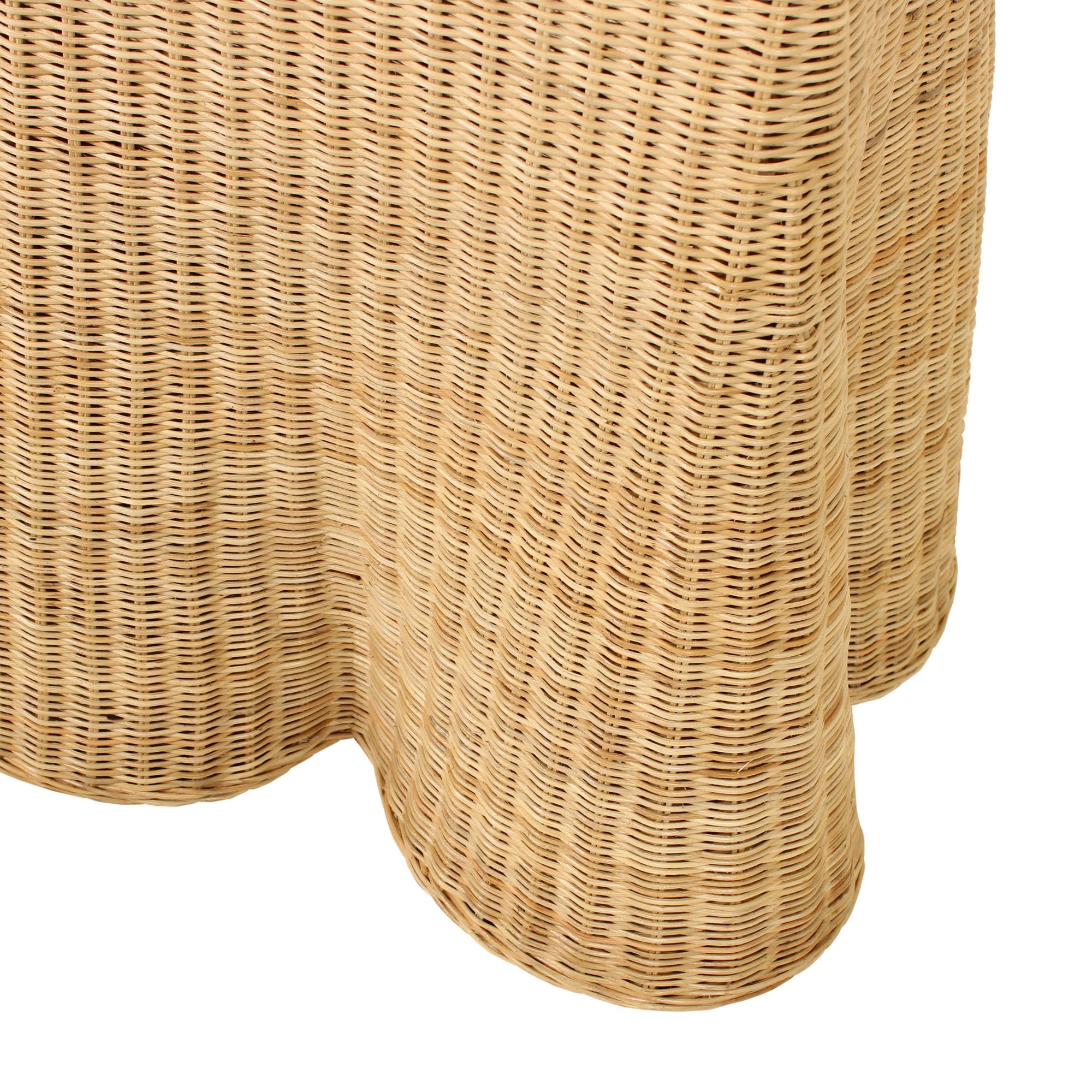 Betty Skirted Rattan Console Table