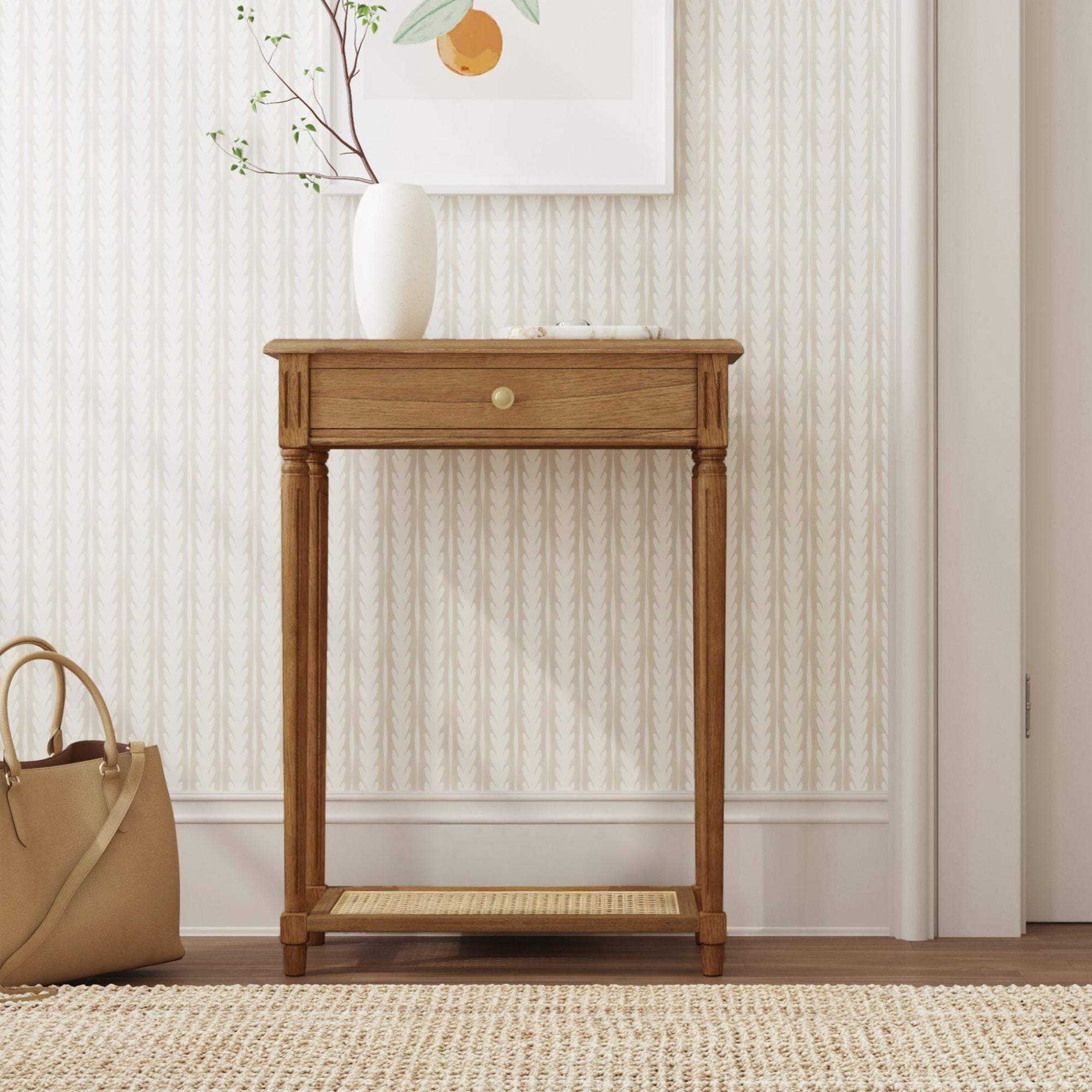 Lila Fluted Leg Console Table