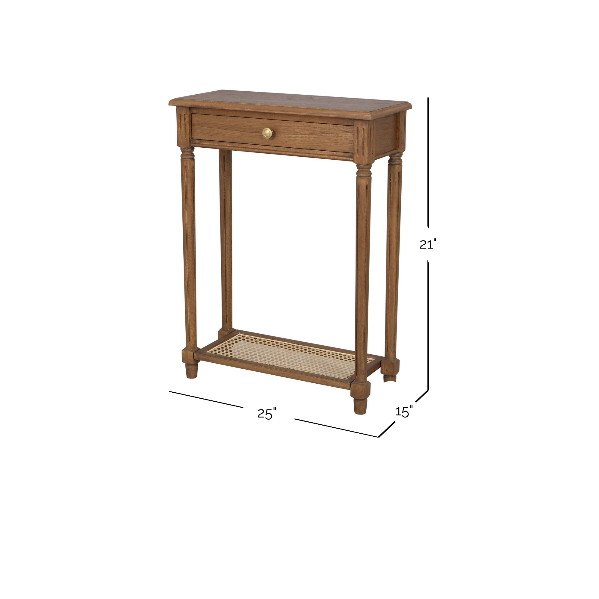 Lila Fluted Leg Console Table