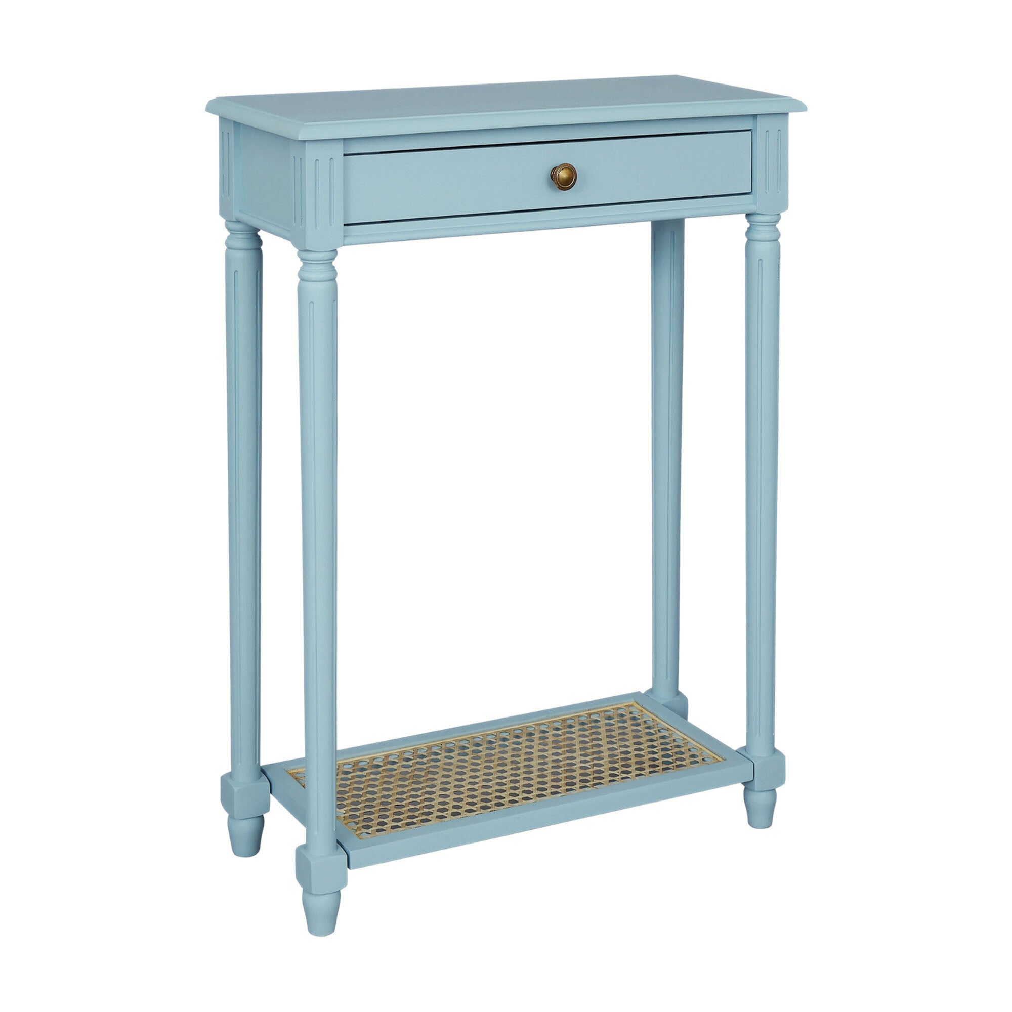 Lila Fluted Leg 24" Console Table Solid Wood console table
