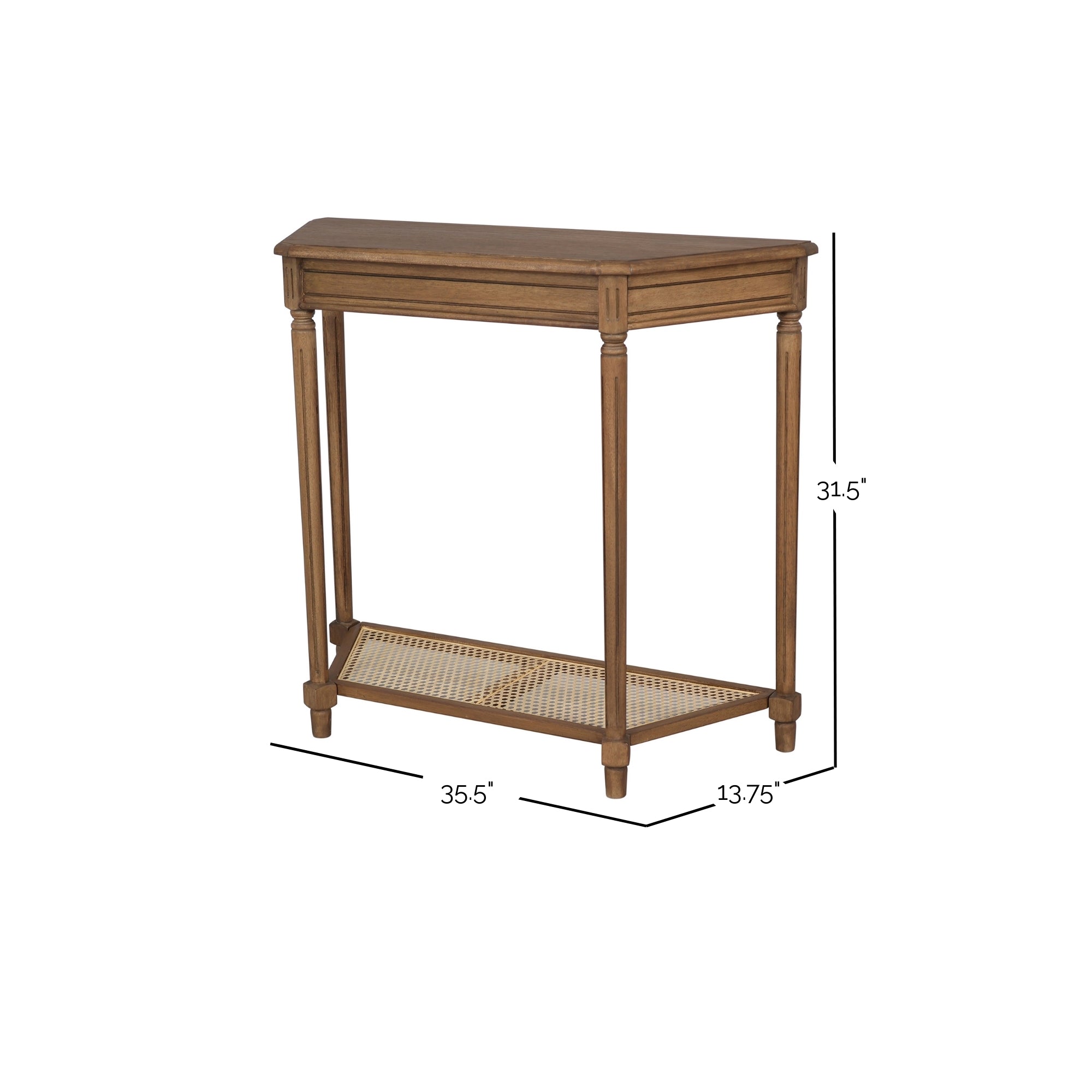 Hazel Demilune Console Table