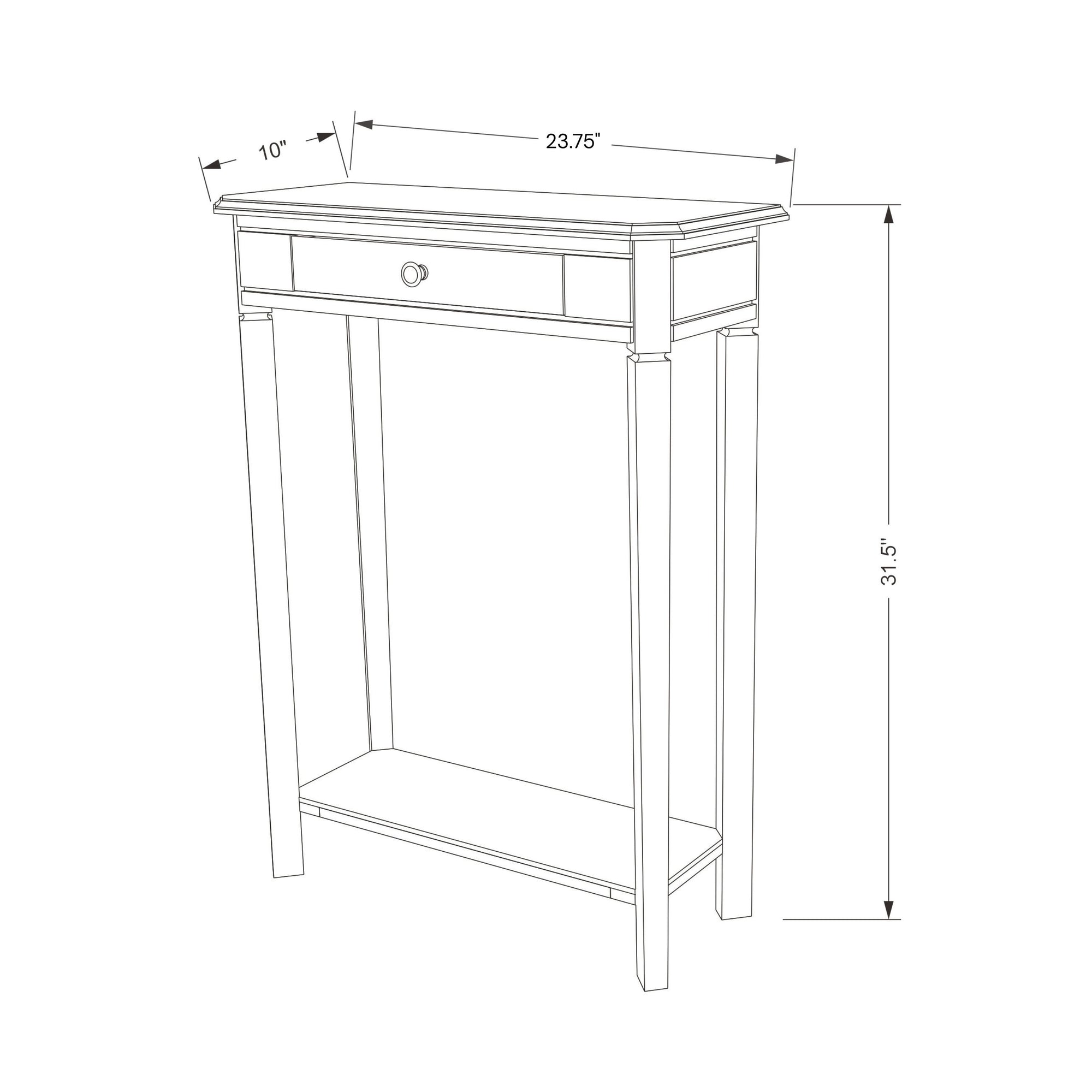 Charlotte Console Table with Drawer
