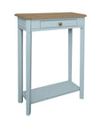 Charlotte Bayur Wood 24" Console Table with Storage Drawer Solid Wood console table