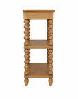 Elanor Turned Leg Console Table With Two Shelves