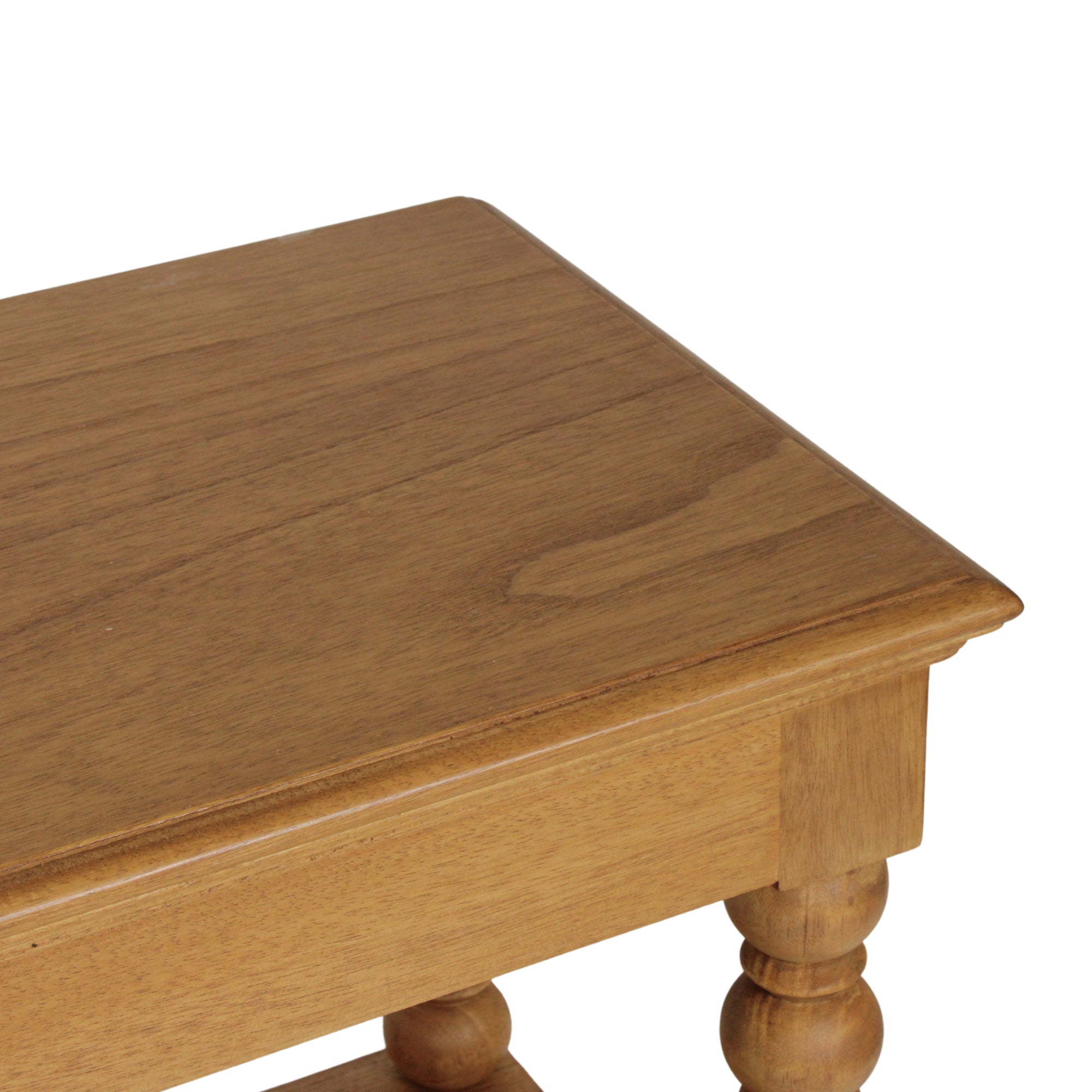 Elanor Turned Leg Console Table With Two Shelves