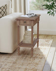 Marisol Side Table With Shelf