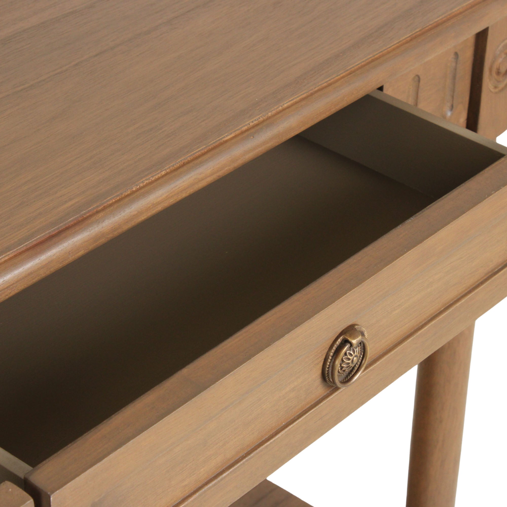 Marisol Console Table With Two Drawers And Shelf