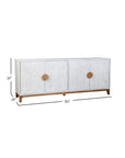 Indigo Road by Egypt Sherrod x East at Main Roma Two-Tone Carved Wood Sideboard