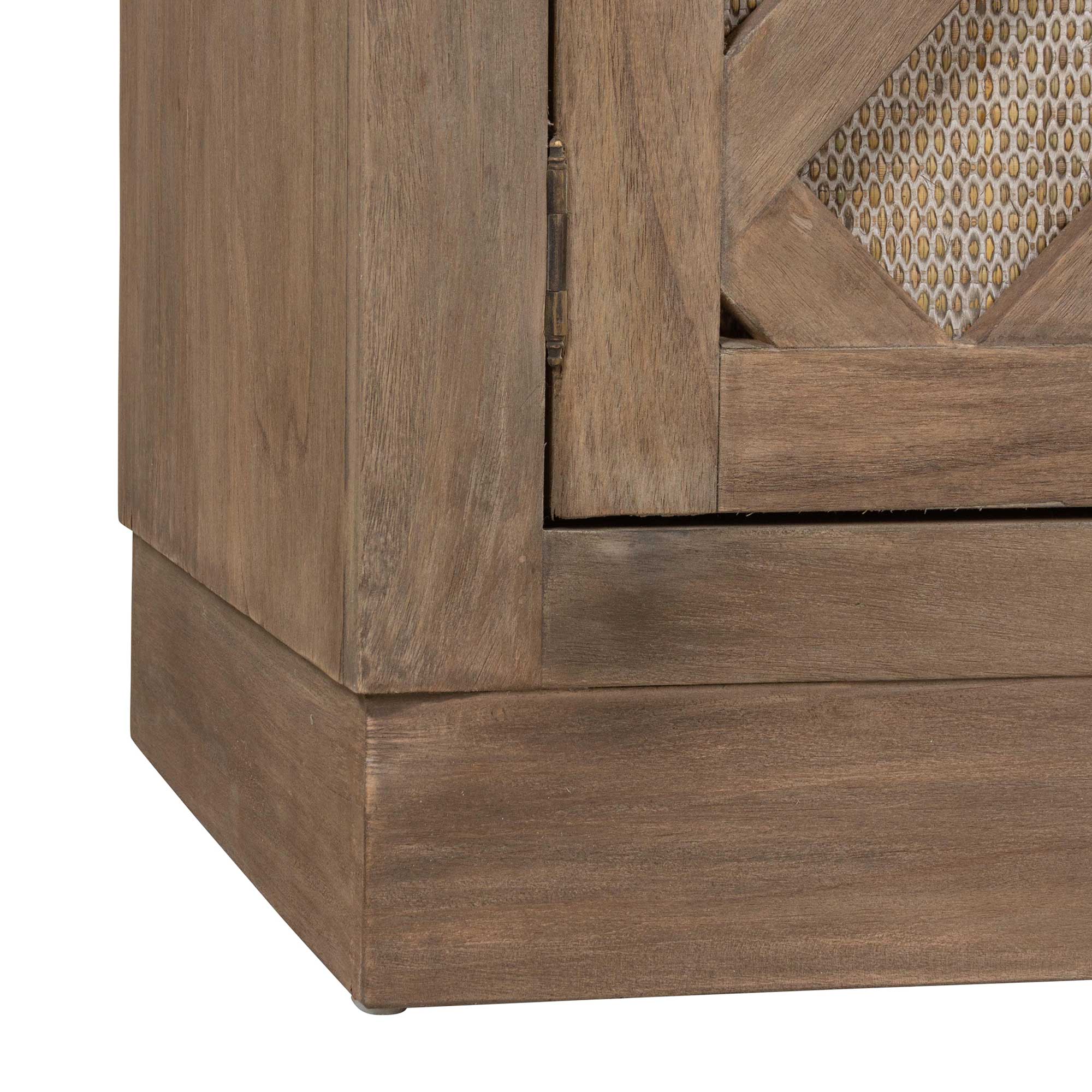 Glen Cane 2 Door Fretwork Cabinet