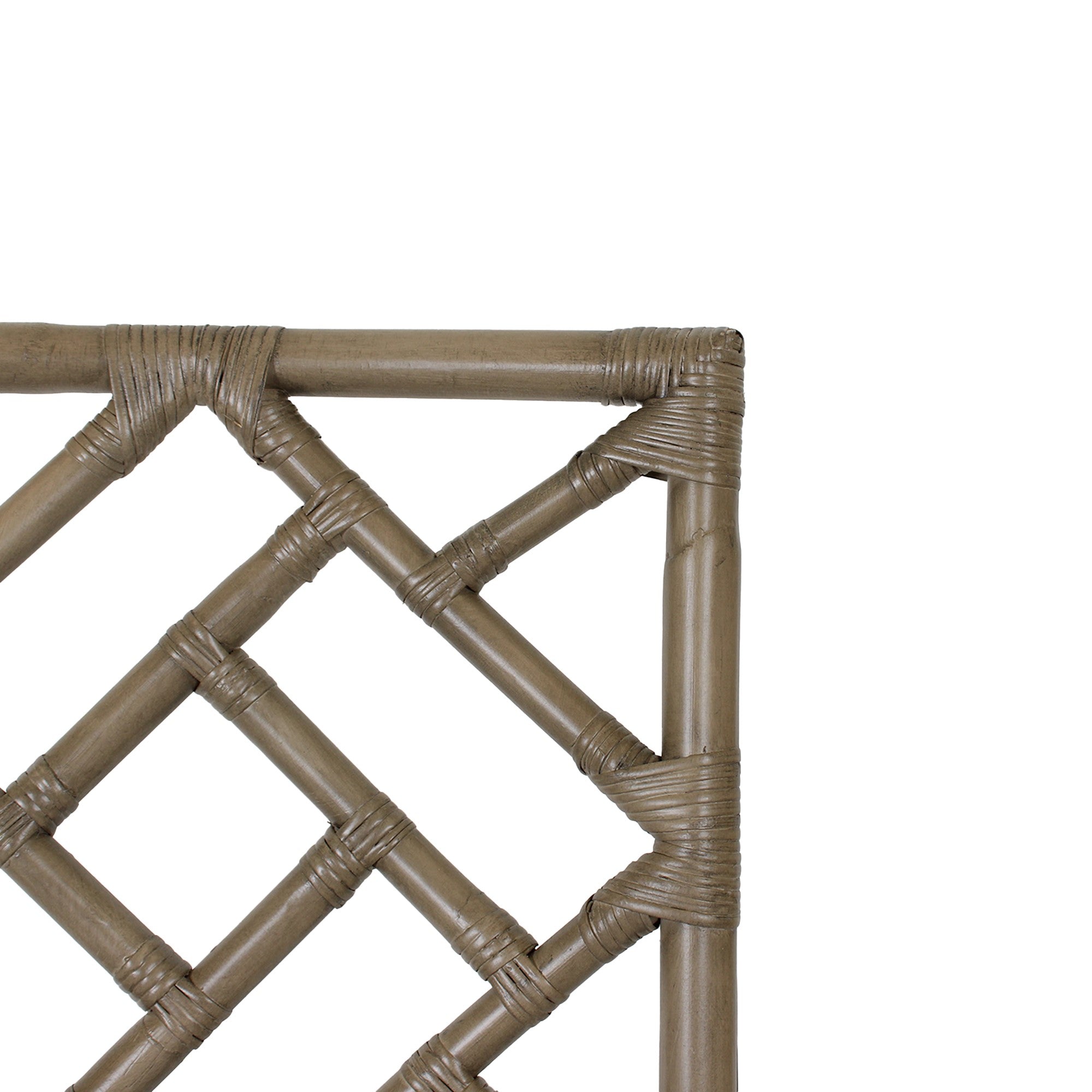 Stacie Rattan Lattice-Back Stool