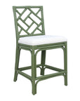 Stacie Rattan Lattice Back Stool