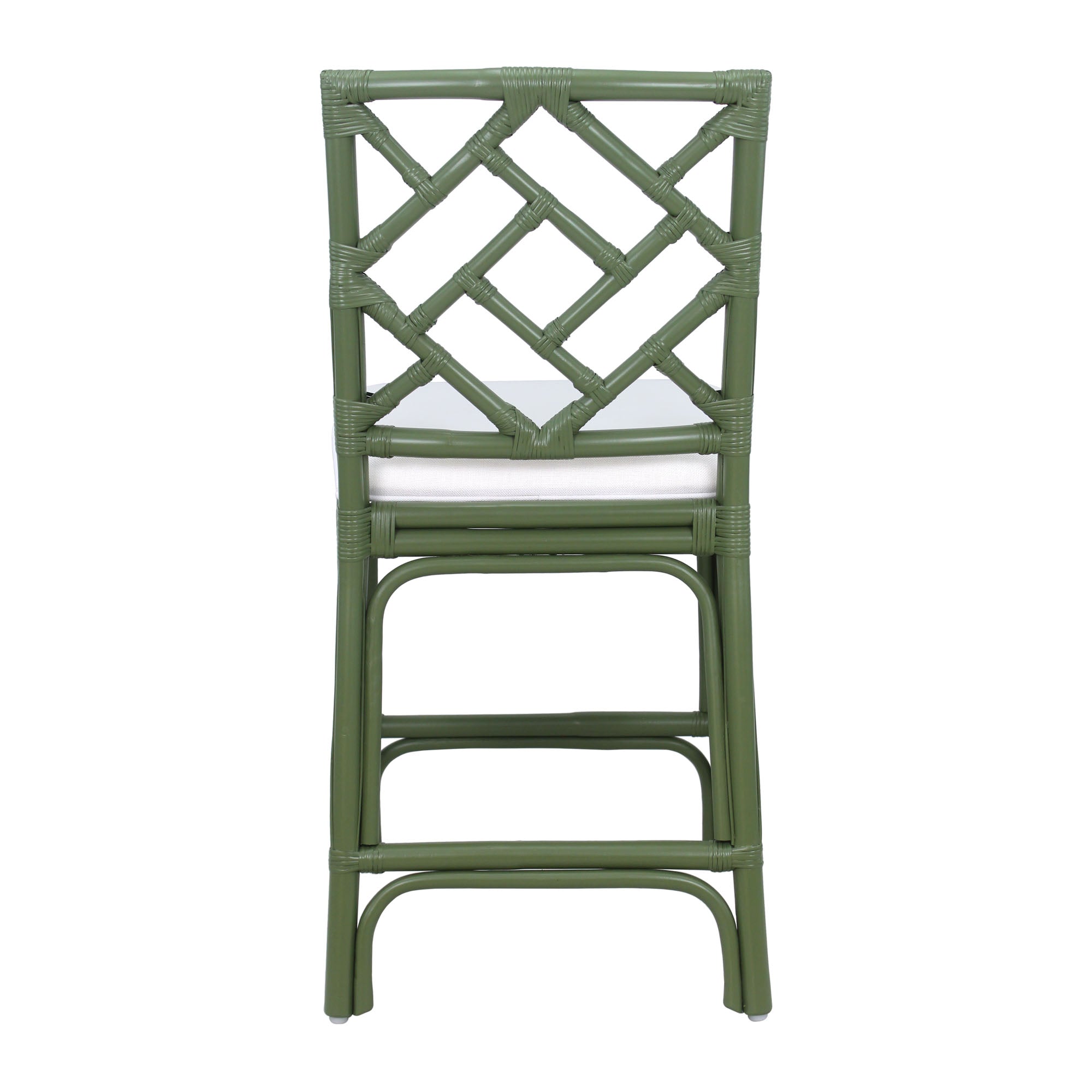 Stacie Rattan Lattice Back Stool